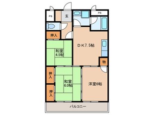 大部ビルの物件間取画像